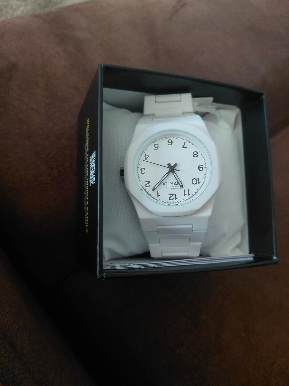Invicta White Link-Style Analog Watch